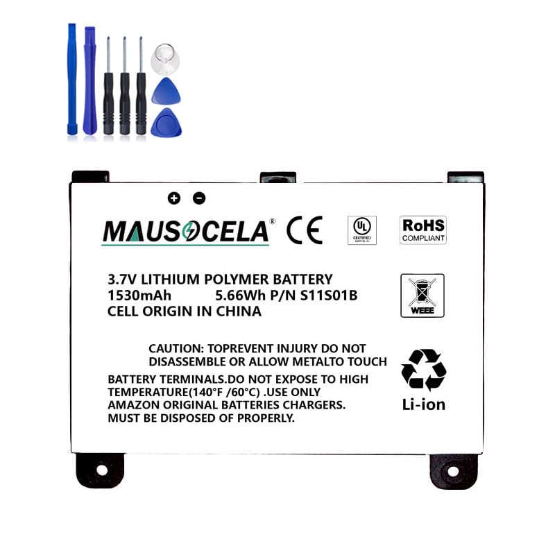 MAUSOCELA 1530mAh E-Book S11S01B Replacement...