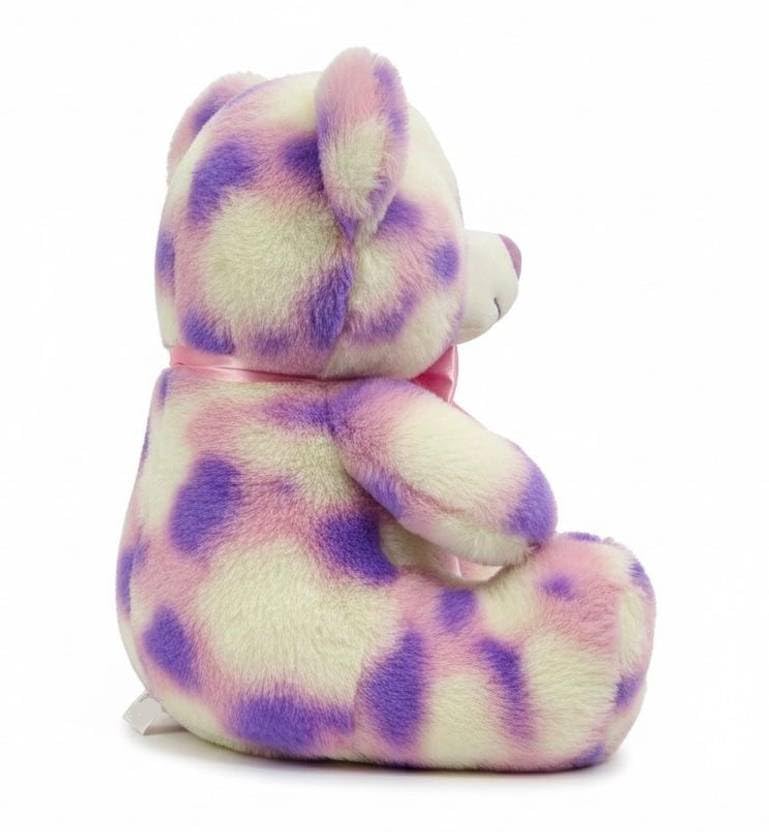 Image of Cionum Soft Plush Teddy Bear with Pink Ribbon Bow, Soft Toys for Kids & Girls - 40 cm