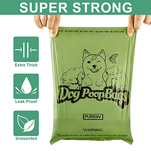 PURENV Biodegradable Dog Poop Bags, Extra Thick and Strong Leak-proof, Earth Friendly 9x13 Inches Dog Waste Bags (270 Bags) - Image 5