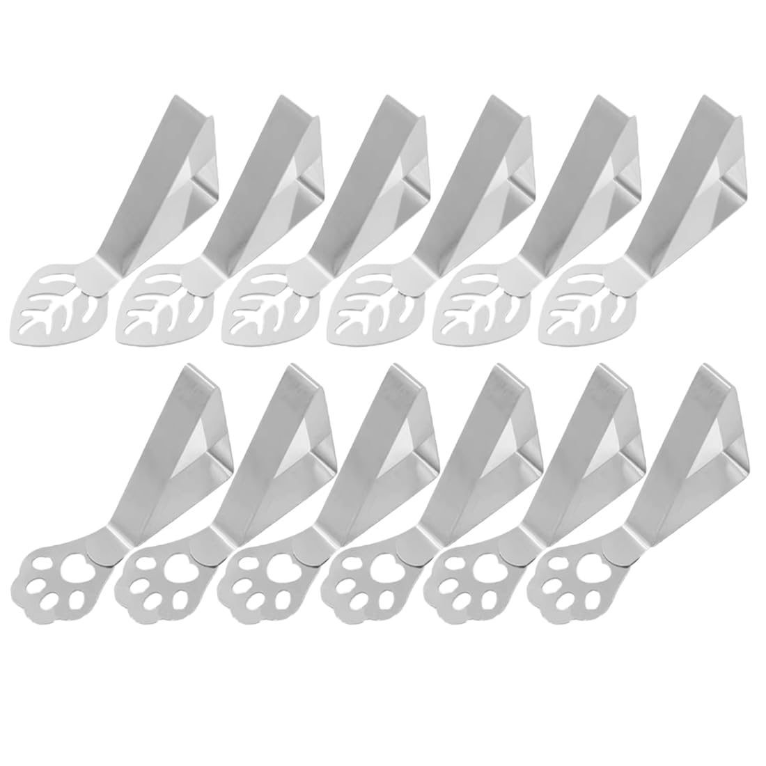 Tovaglia Clip, 12 Pezzi Tovaglia Clip in Acciaio Inox, Tovaglia da Esterno Clip fermatovaglia da Esterno Mobile, da Tavola Regolabili Fermatovaglia, per Cucina Giardino Outdoor Picnic Party