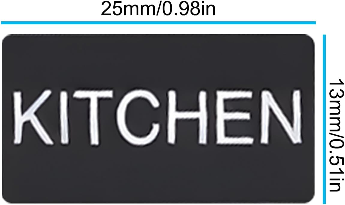 96 Piece Switch Label Sticker Boat Marine Electric Dash Panel Sticker 1.3x2.5cm Vinyl