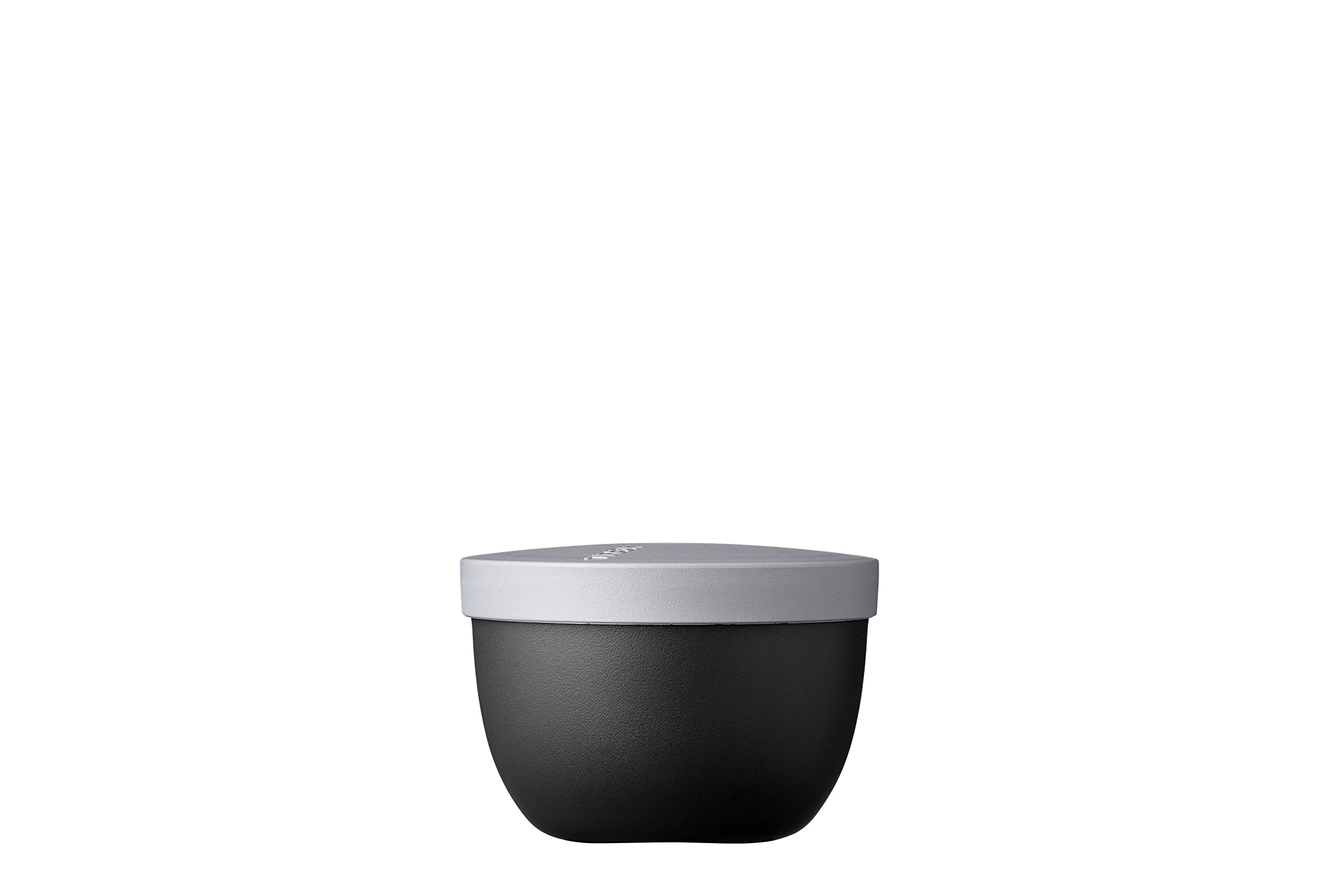 Mepal - Snackpot Ellipse - Practical container for storing and transporting food - Freezer safe - Dishwasher safe - 350 ml - Old Nordic Black โ image 1