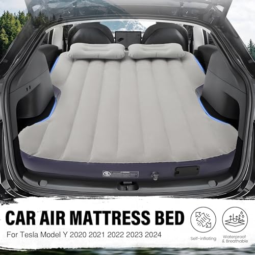 Self-Inflating-Car-Air-Mattress-Custom-for-Tesla-Model-Y-2025-2024-2020-Outdoor-Camping-Air-Bed-with-Built-in-Pump-Portable-Air-Couch-Mat-Flocking-Surface-Air-Cushion-Model-Y-AccessoriesBeigeBlue Self Inflating Car Air Mattress Custom for Tesla Model Y 2025 2024 2020 Outdoor Camping Air Bed with Built in Pump Portable Air Couch Mat Flocking Surface Air Cushion Model Y AccessoriesBeigeBlue