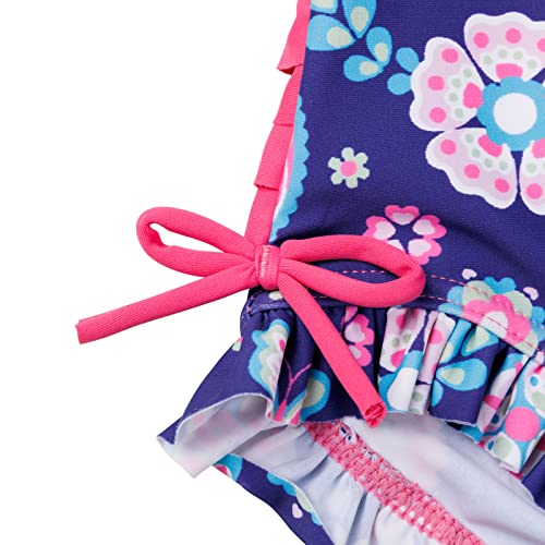 Image of XFGIRLS Baby /Toddler Girls Swimsuit Long Sleeve One-Piece Bathing Suit Rash Guard for Kids UPF 50+ Swimwear