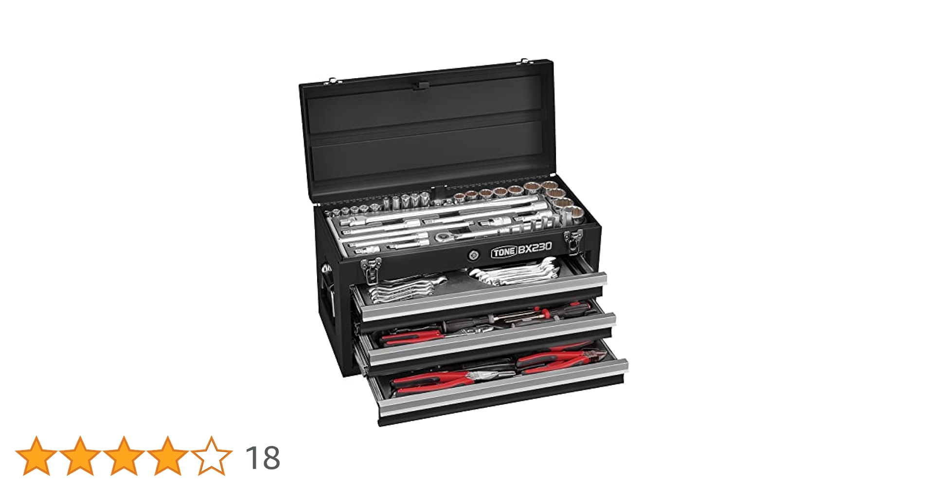 TONE - TONE　整備用工具セット ツールセット　TSXT950BK CAINZ-DASH】TONE 整備用工具セット ツールセット（レッド