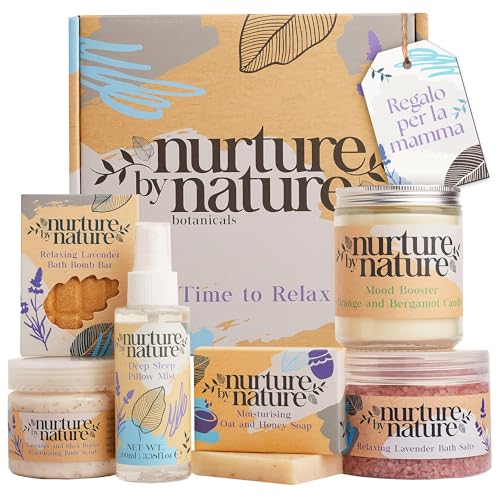 NURTURE BY NATURE Set Regalo Donna Rilassante – 6 pezzi con...