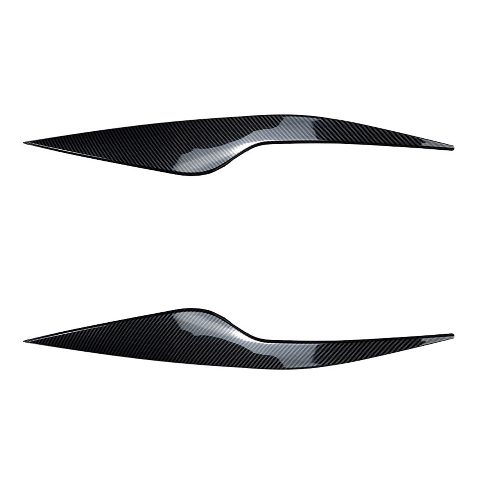 1 para przednich reflektorów samochodowych, osłona na powieki, Compatible With Forda, Focusa MK2.5 2008 2009 2010 2011, naklejki samochodowe, osłona na powieki(Carbon look)