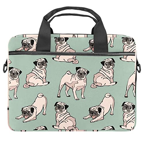 Sac à bandoulière pour ordinateur compact 28x36.8x3 cm vert moutarde unique