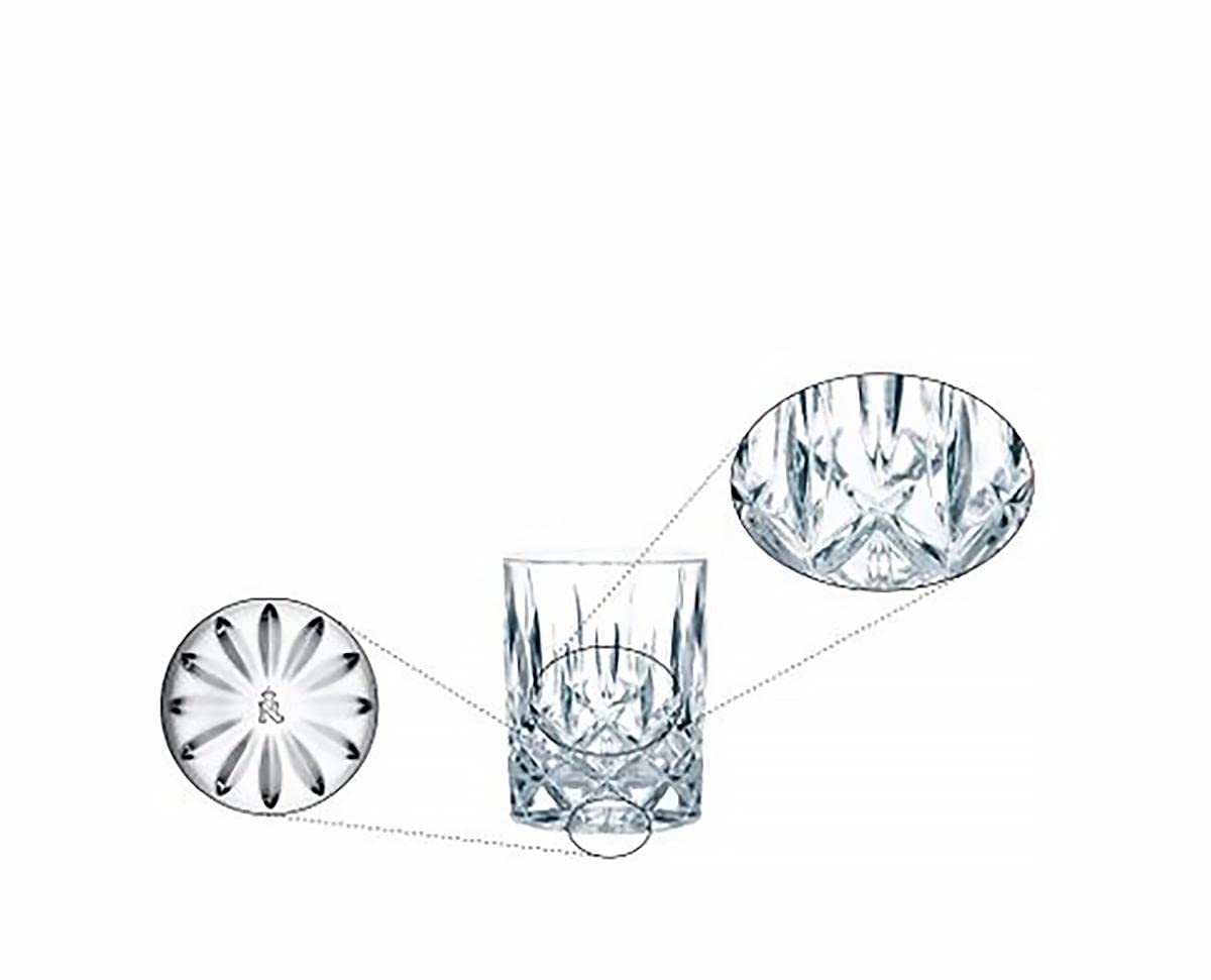 Spiegelau & Nachtmann - Noblesse - Whiskybecher, Gin Tonic Gläser, Wassergläser - Kristallglas - 6-er Set