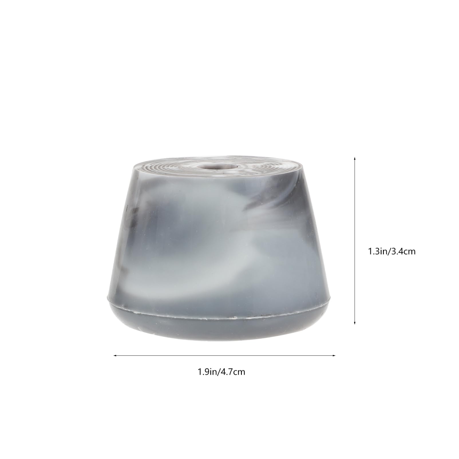 Mipcase 1Set Double Row Roller Skate Toe Stoppers Durable PU Brake Pads with Screws Safety Jam Plugs for Roller Skating Mixed and Comfortable Installation