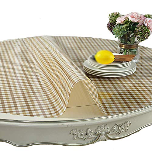 Nappe de table basse en PVC treillis imperméable pour intérieur - 2