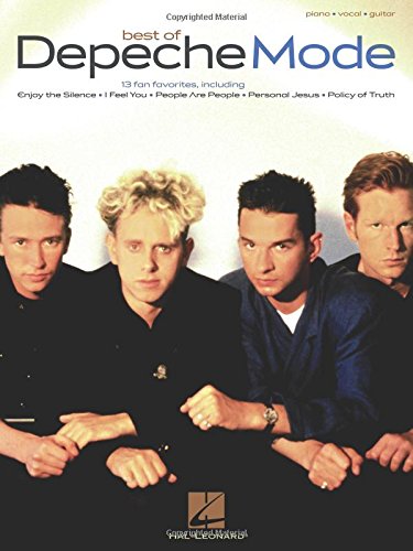 Best of Depeche Mode Songbook | Piano, Vocal, Guitar Sheet Music | Artist Collection for Intermediate and Advanced Musicians | 1980s New Wave Synth Pop Sheet Music Book