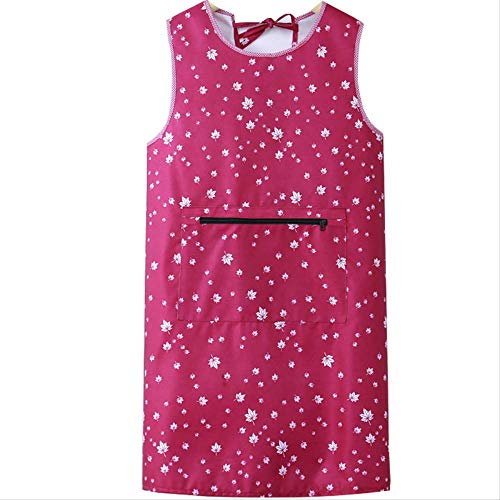 ZGPTX Gilet Adulte Gilet Tablier Femme Mode ménage Cuisine étanche et résistant à l'huile Version Mignonne et coréenne Cover