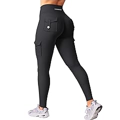 CoreFlex Workout Cargo Leggings with Pockets for Women Hidden Scrunch Butt Lifting Leggings Gym Yoga Pants
