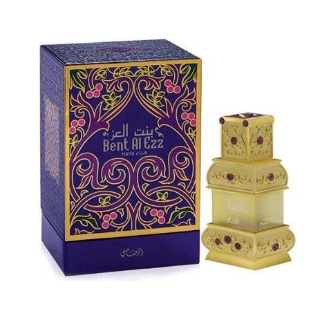 Bent Al Ezz Series Hana for Men and Women (Unisex) - Concentrated Perfume Oil (Attar) 18 ML (0.6 oz) | Oriental Perfumery | Blend of Rose, Honey and Musk | Elegant bottle | by RASASI Perfumes