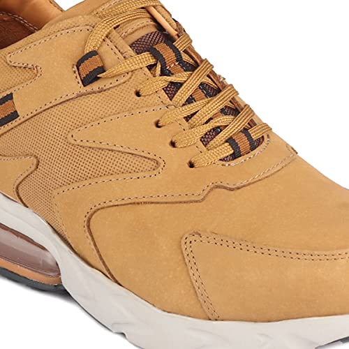 Image of Red Chief Camel Casual Leather Shoes for Men (RC5500 004)