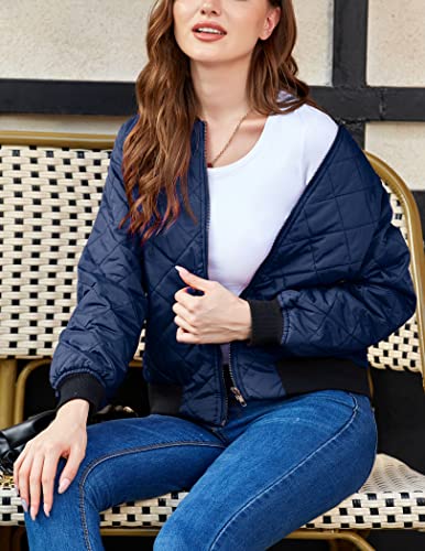 Zeagoo womens Womens Bomber Jacket3