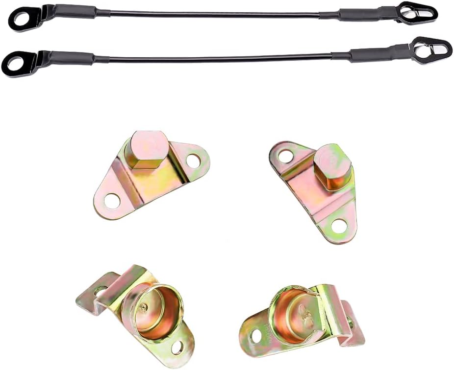 IRONTEK Tailgate Hinge Kit & Cables fit for Chevrolet (99