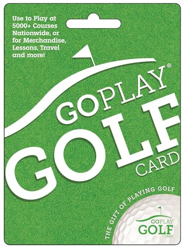 Go Play Golf Physical Gift Card - $100