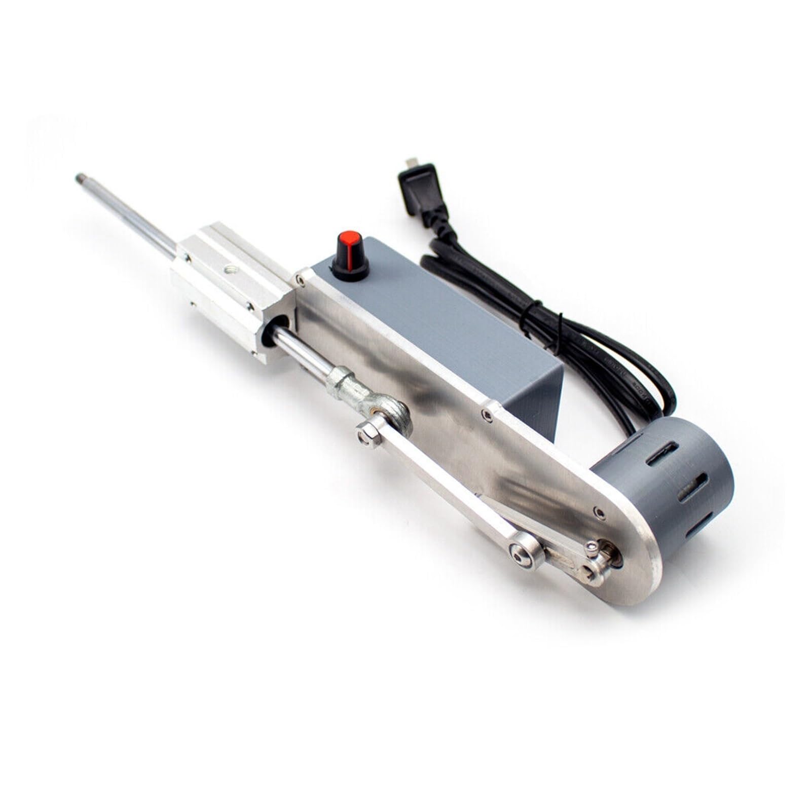 Cykl posuwisto-zwrotny siłownik liniowy DC 12 V/24 V przekładnia regulowany silnik teleskopowy DIY skok silnika 20 MM-120 MM,Wielofunkcyjny(70RPM)