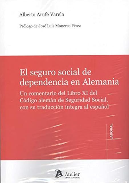 Portada de El seguro social de dependencia en Alemania