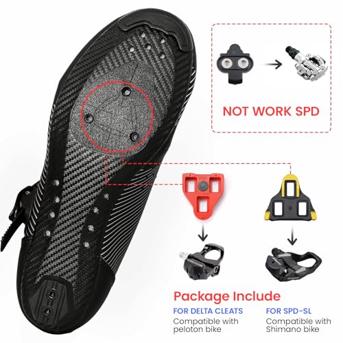 Kyedoo Mens Wide Peloton Shoes