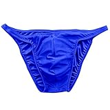 Muscle Alive Mens Bodybuilding Competition Posing Trunks Nylon and Spandex Size L Blue-P2