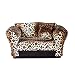 Keet Mini Sofa Leopard Pet Bed