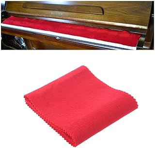 Red Piano Keyboard Anti-dust Cover, Soft Nylon Cotton Moisture-proof Cloth Protective Cover For Piano Keys Keyboard, 1pcs