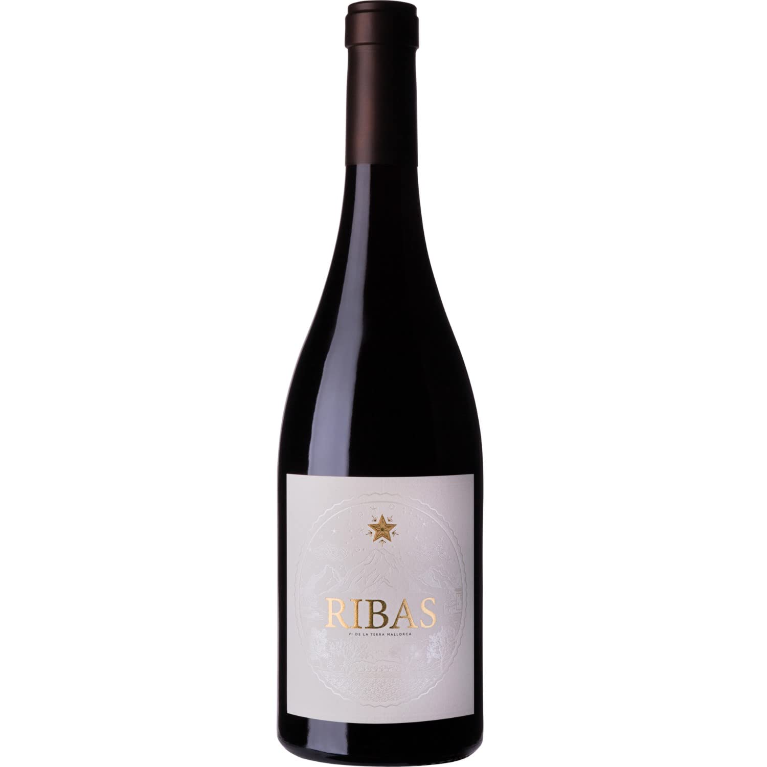 Bodegas Ribas Negre Rotwein Wein trocken Bio Mallorca Spanien I Visando Paket (3 Flaschen)