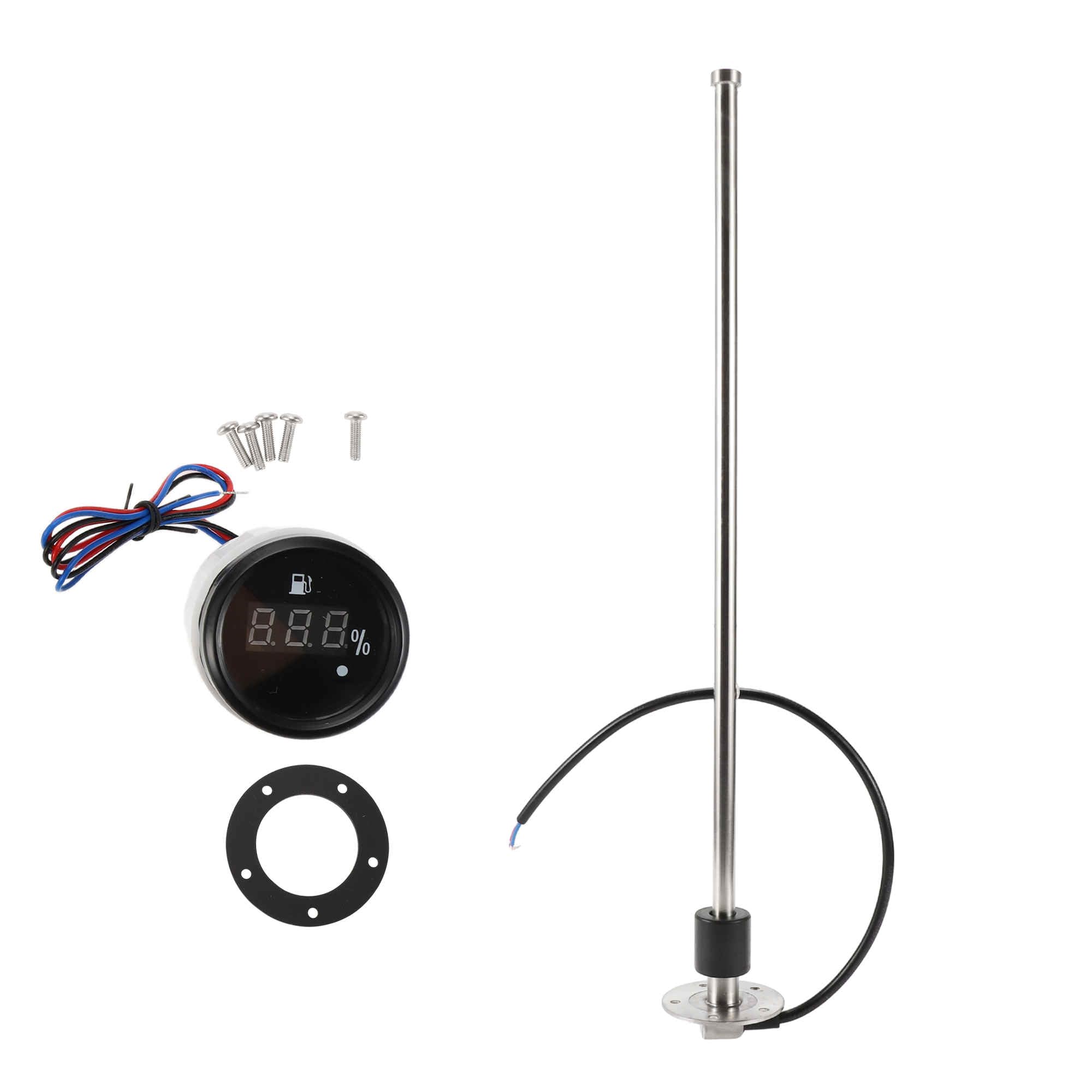 A ABSOPRO 560mm Fuel Sending Unit and Gauge Kit 22.1" for Boat Car Truck RV Fuel Sending Unit Marine Fuel Sender Unit
