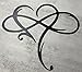 Infinity Heart Metal Wall Art -Always & Forever Infinity