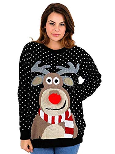 Preisvergleich Produktbild Get The Trend Blush Avenue® Herren Strickpullover mit Weihnachtsmuster Unisex, gestrickt, Mehrfarbig Large