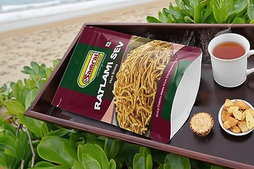 Image of Samrat | Ratlami Sev Bhujia Hot Slims Magic of Spicy & Crispy Taste in Flavorful Namkeen Snacks | Ghar Jaisi Hi Namkeen | (Pack of 2 (2 x 1.K.g))