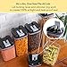 Simply Gourmet Food Storage Containers for Kitchen Organization - Pack of 7 BPA-Free Airtight Organizers for Flour, Sugar, Coffee & More - Includes Labels & Marker