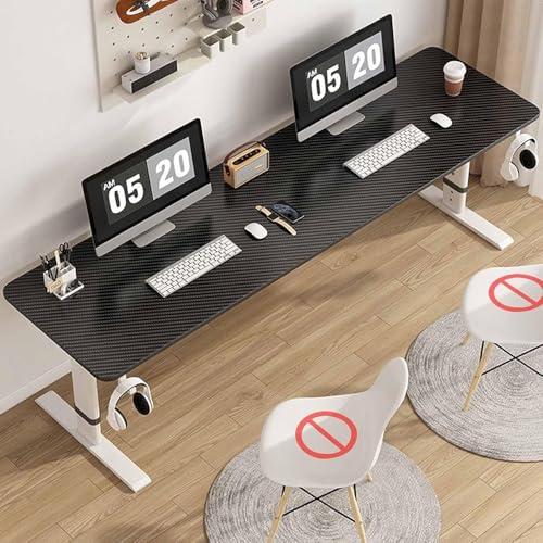 �蓮���~���f�X�N �Q�[�~���O�f�X�N �I�t�B�X���[�N�e�[�u�� 2�l�p PC�f�X�N ���[��Ɗ� �w�K�� ��c�� �׋��� ��80/100/120/140/160/180cm �ω׏d���� �P�[�u�����t�� ��������(���V��+���r,180x60x100cm)