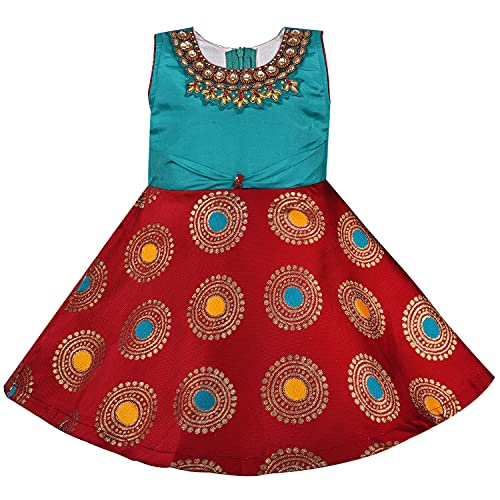 Image of Wish Karo Baby Girls Frocks Dress for Girls-(fe2943)