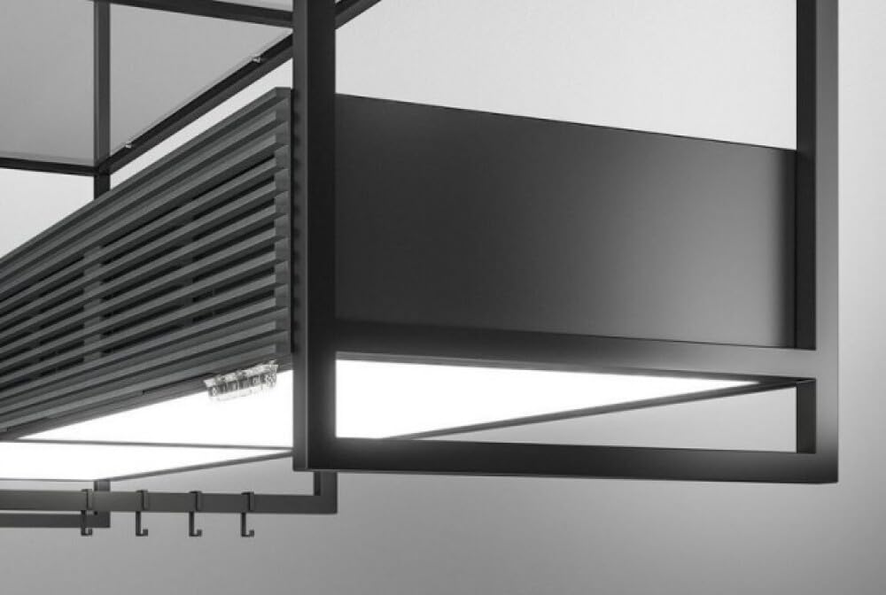 ELICA Cappa aspirante a isola OPEN SUITE SUPERIOR BL/F/80 - PRF0165965, nero satinato