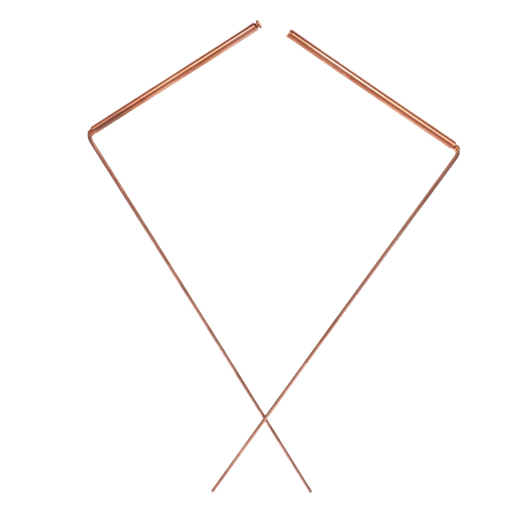 NAMOARLY 2pcs Outdoor Diving Rods Divining Rods for Water Divining Tool Water Dowsing Rods Divining Measuring Rods Long Dowsing Rod Dowsing Tool Portable The Tools Rose Gold Copper