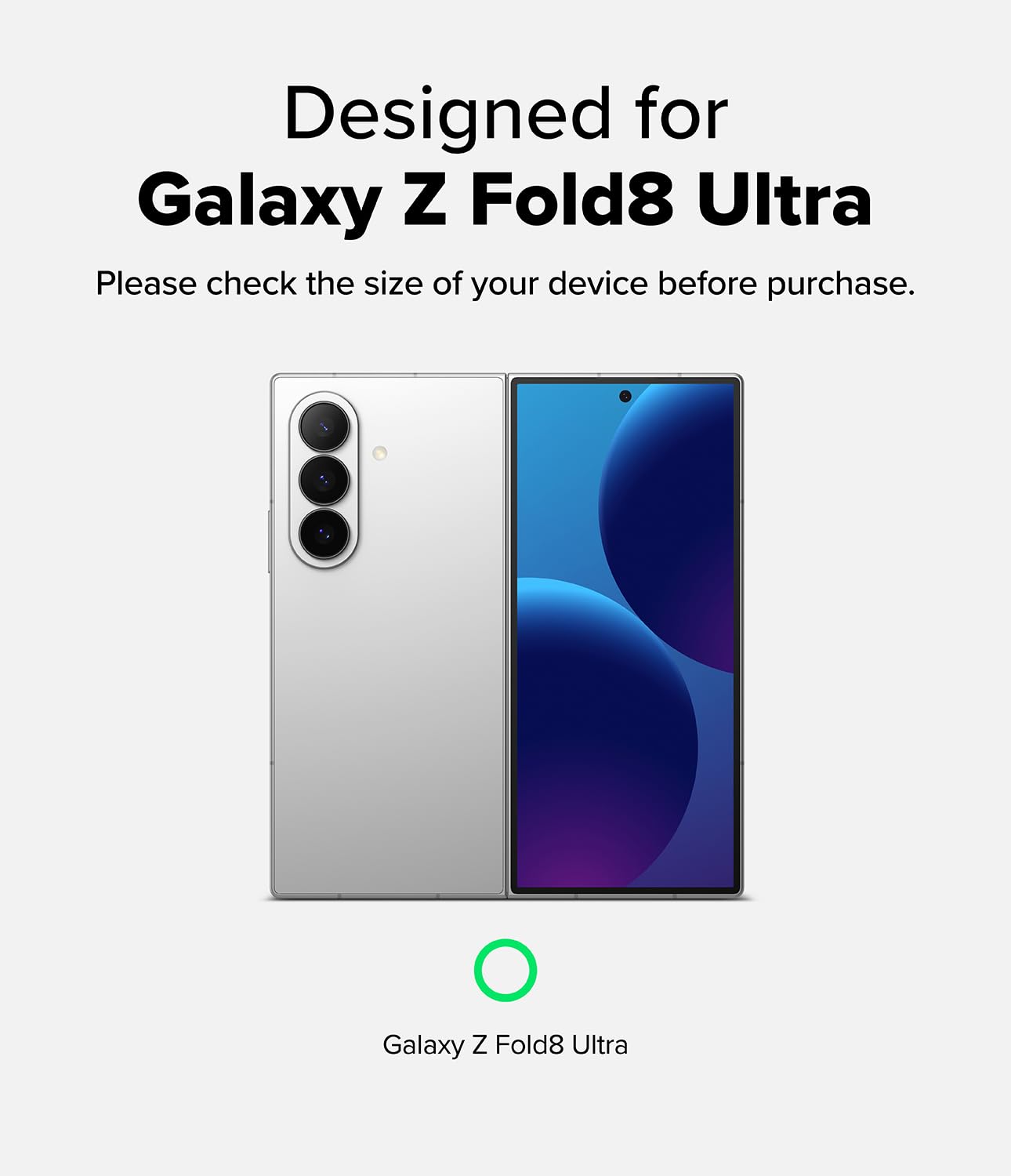 Ringke für Samsung Galaxy Z Fold 8 Ultra Hülle mit Panzerglas Sichtschutz | Silm Magnetic [Clear] + Cover Display Easy Slide Privacy Tempered Glass [2 Stück]