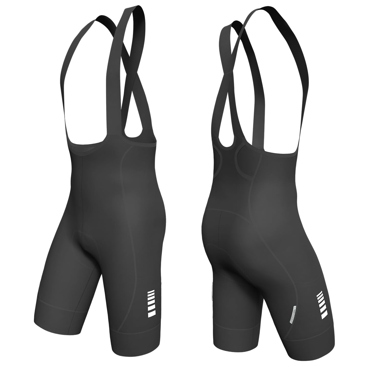 Lo.gas Bib Shorts Herren,Radhose Herren Tight Trägerhose Kurze Gepolstert mit 3 Taschen,Atmungsaktiv und Schnelltrocknend für Rennrad,Gravel Bike & Mountainbike