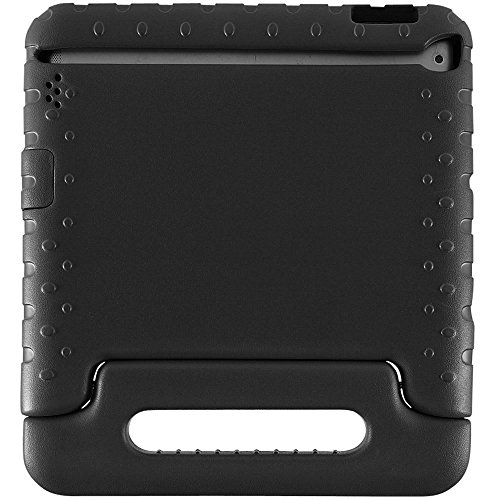 Avawo Kids Case Compatible For Ipad Mini 1 2 3 - Light Weight Shock Proof Handle Stand Kids Compatible For Ipad Mini, Ipad Mini 3Rd Generation, Ipad Mini 2 With Retina Display - Black #TOP4