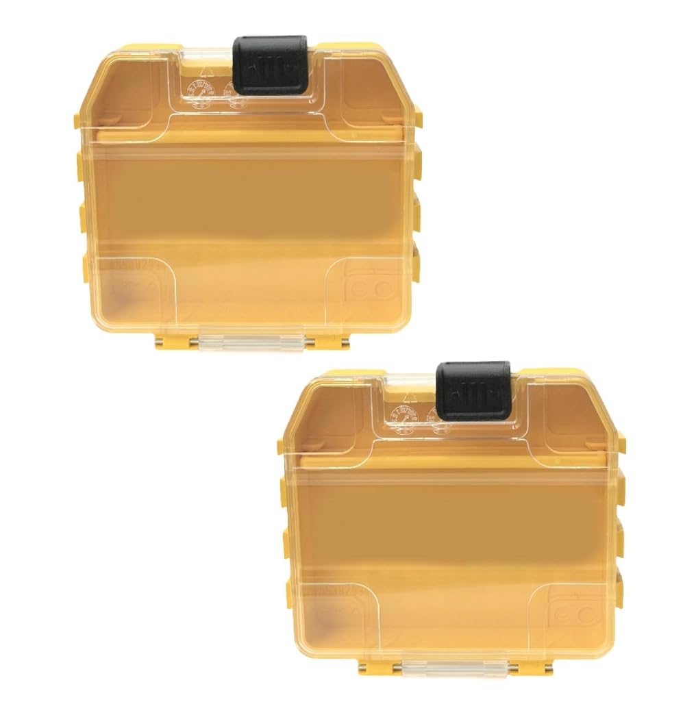 Tolxh Pack of 2#DT70800 Yellow Small Bit Storage Case DT70800-QZ Parts Box NA028800 New Replacement Parts Compatible with Dewalt