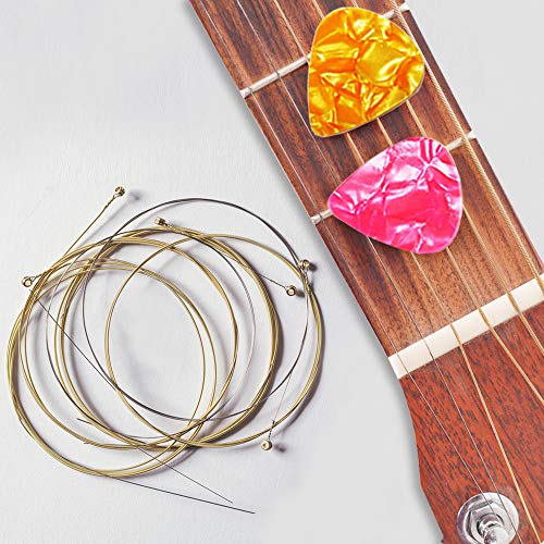 Cordes de guitare Acoustic 6 cordes Set de 3, maxin Guitar Strings Pack Corde en acier de remplacement pour guitare… - Les Beatles, Paul McCartney, John Lennon, RIngo Starr, George Harrison Cordes de guitare Acoustic 6 cordes Set de 3, maxin Guitar Strings Pack Corde en acier de remplacement pour guitare… – Image 6