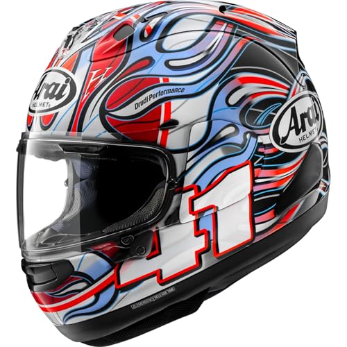 Arai RX-7V Evo Haga WSBK Helm, weiß/schwarz/rot/grün, M (57/58)