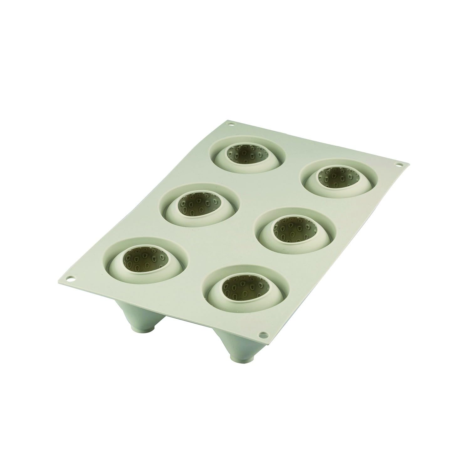 Silikomart Stampo In Silicone MINI LOVE STORY – 8 Cavità Per Monoporzioni Da 35 Ml Ciascuna, Antiaderente, Adatto A Forno E Congelatore, Prodotto In Italia, Confezione Da 10 Stampi