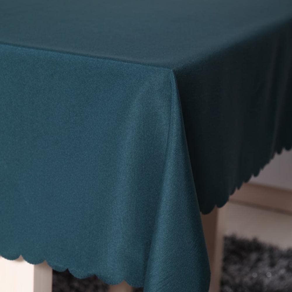 Mantel de Tela Antimanchas Arte Resistencia Al Desgaste Disponible en Varias Medidas Azul Marino 220 × 340cm