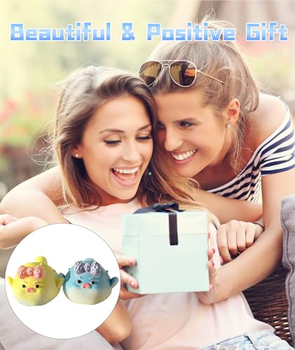 Image of Squishy Toy, Taba Squishy, Squishy Biscuit Squishy Fidget Toys Fufu Taba Stress Ball Squeeze Toys Anxiety Relief for Women /Men Stocking Fillers Birthday Gifts163 (Yellow)