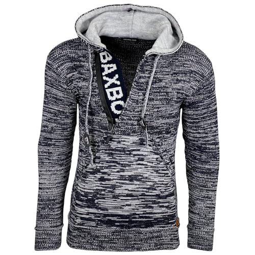 Pull homme en maille à capuche Subliminal Mode BX277