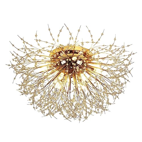 Lustre en cristal de plafond pour une décoration chic de chambre et salon